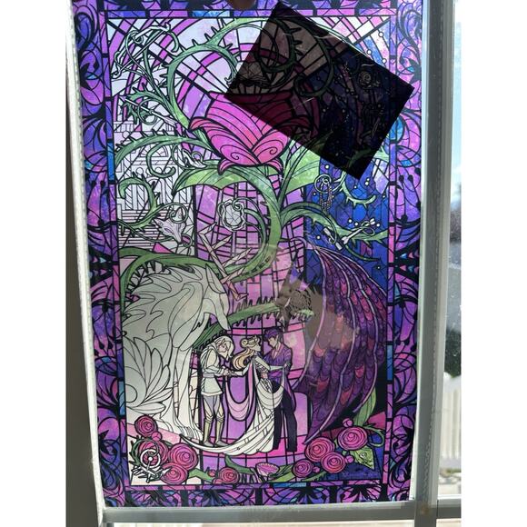Rosiethorns88 - ACOTAR Stained Glass Window Cling- Sarah J. Maas - Litjoy - Picture 2 of 2
